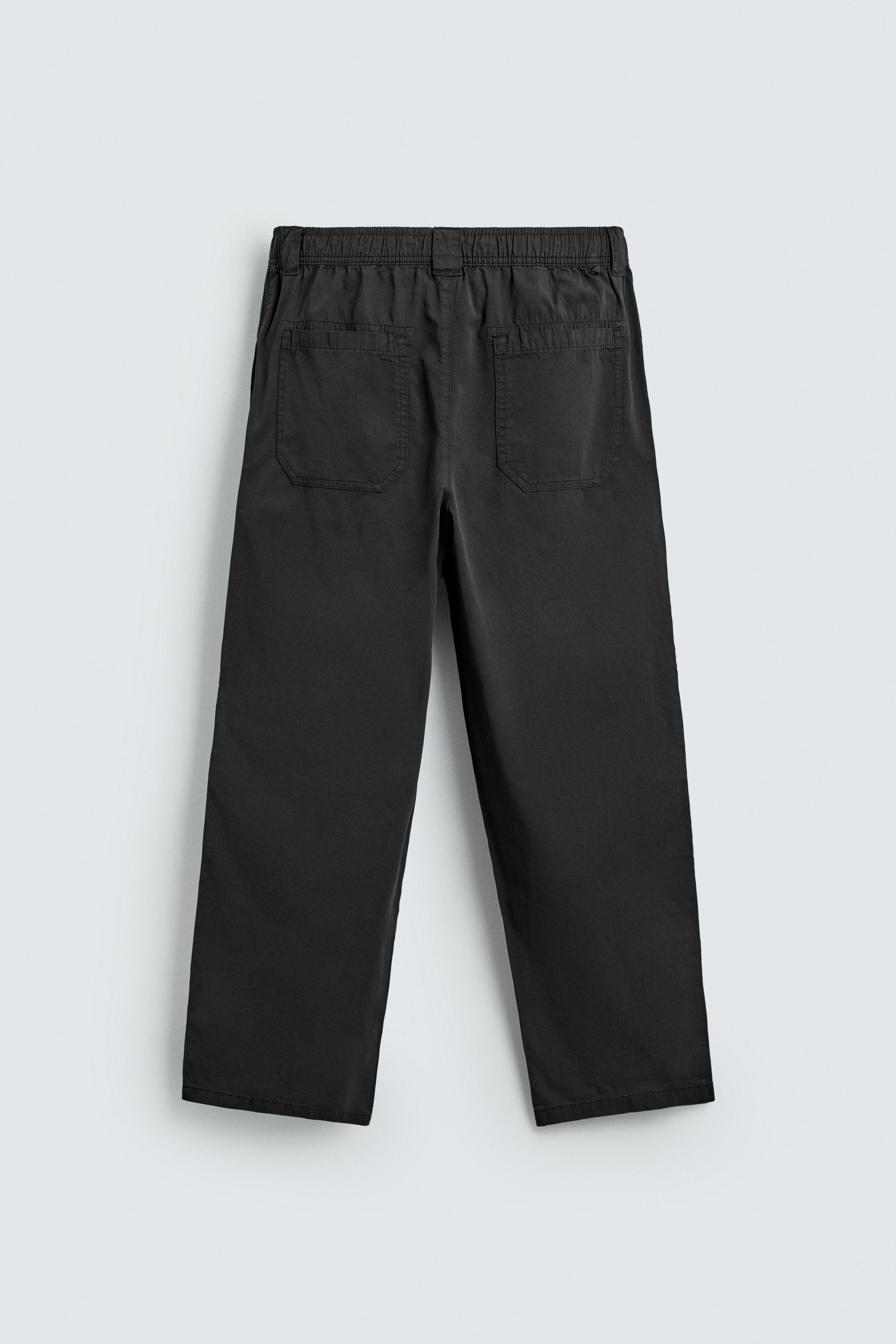 RELAXED FIT COTTON PANTS